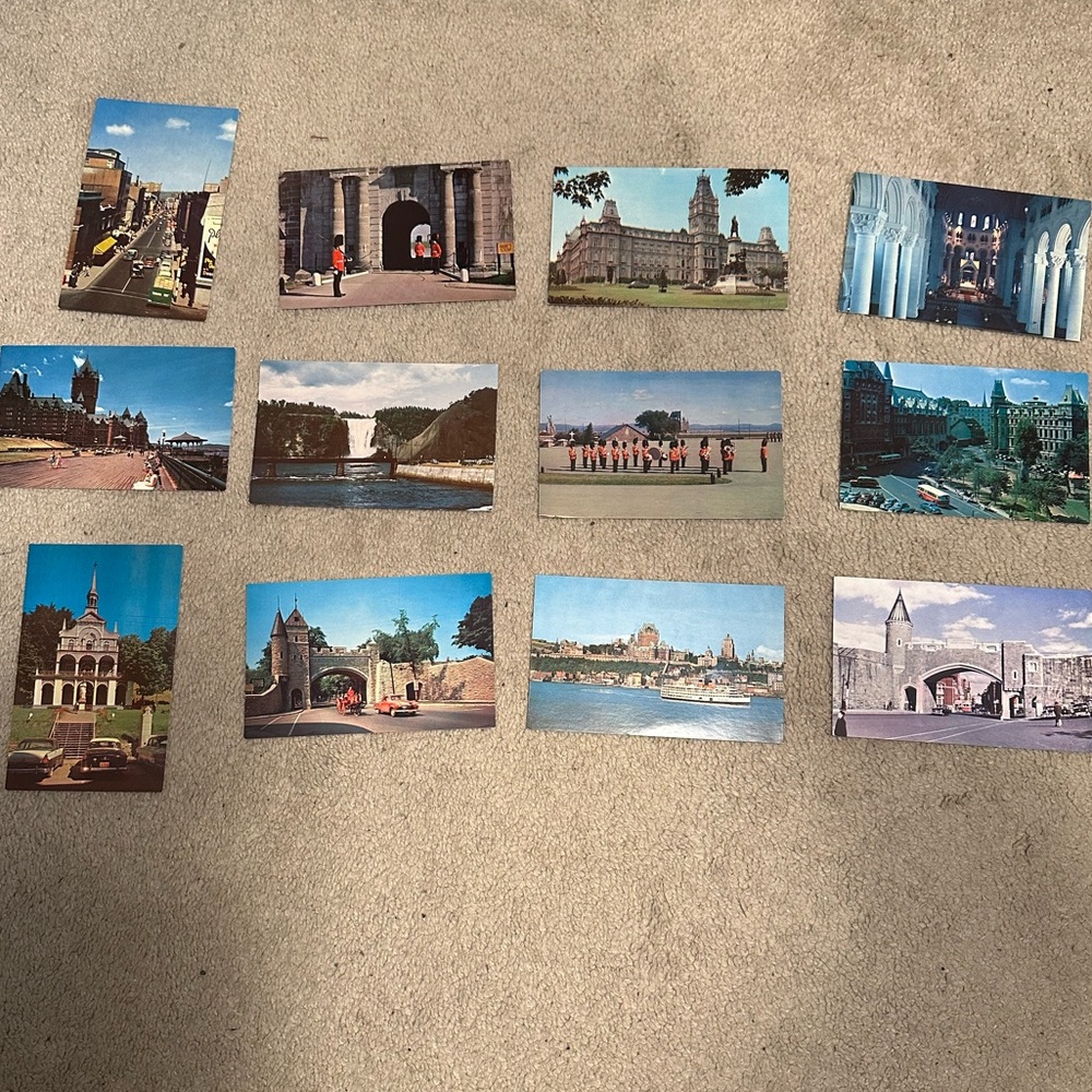 Vintage Quebec, Canada, Travel Postcards